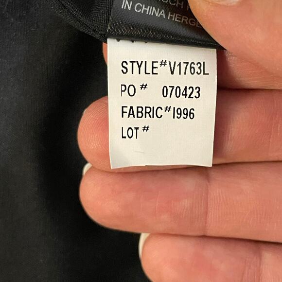 Carolina Belle Long Coat Plaid Houndstooth Classic Women's sz S White Black - Picture 12 of 12